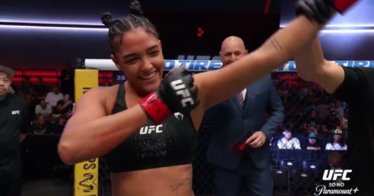 Baiana Alice Pereira vence no UFC Vegas 122 e recebe bônus de US$ 100 mil