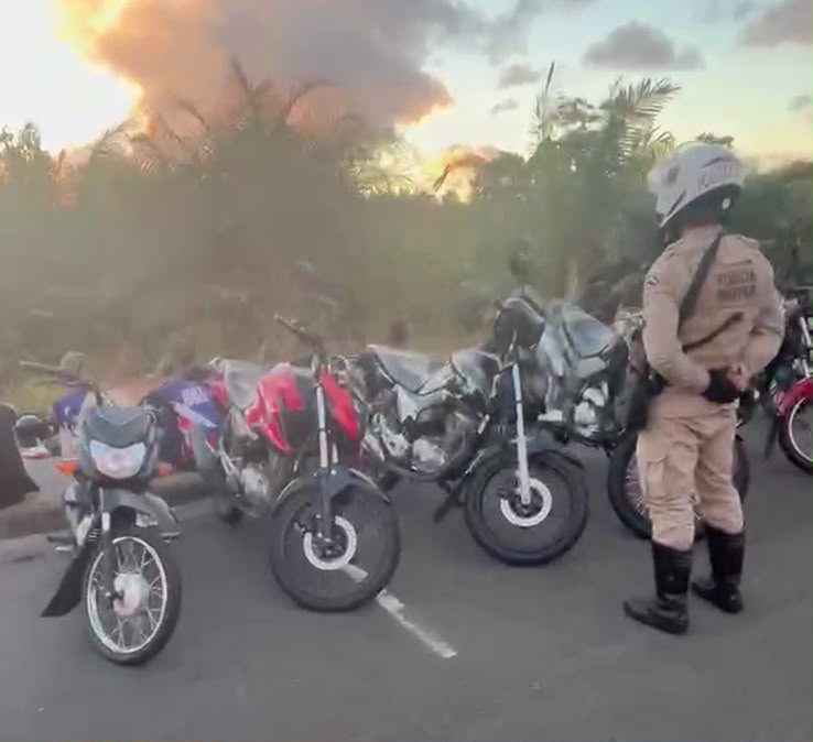 Fiscalização apreende 14 motos em evento clandestino de ‘grau’ em Salvador