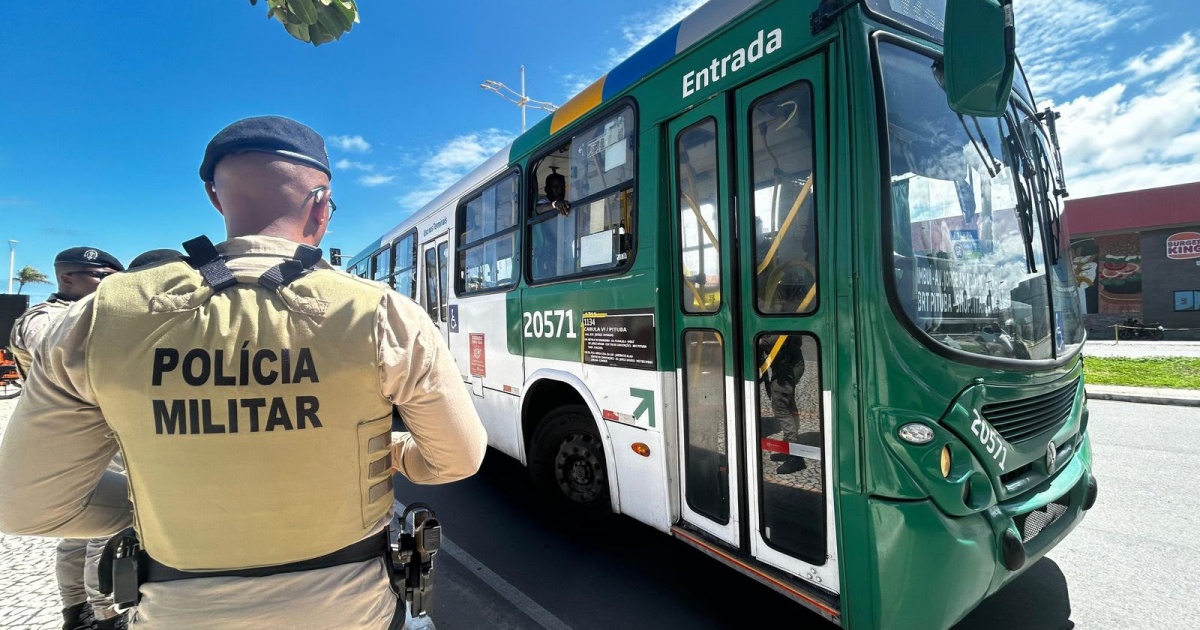 Roubos em ônibus caem 68,2% na Bahia entre janeiro e setembro, diz SSP